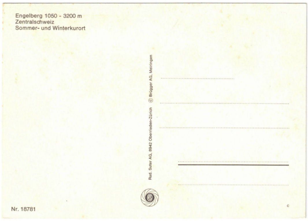 Cartoline postali: Engelberg - 4 Bild AK – Usato da Binningen venduto da Mountainrider 1