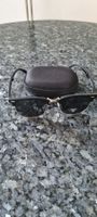 Sonnenbrille Clubmaster schwarz Gold Cat. 3 mit Etui neu