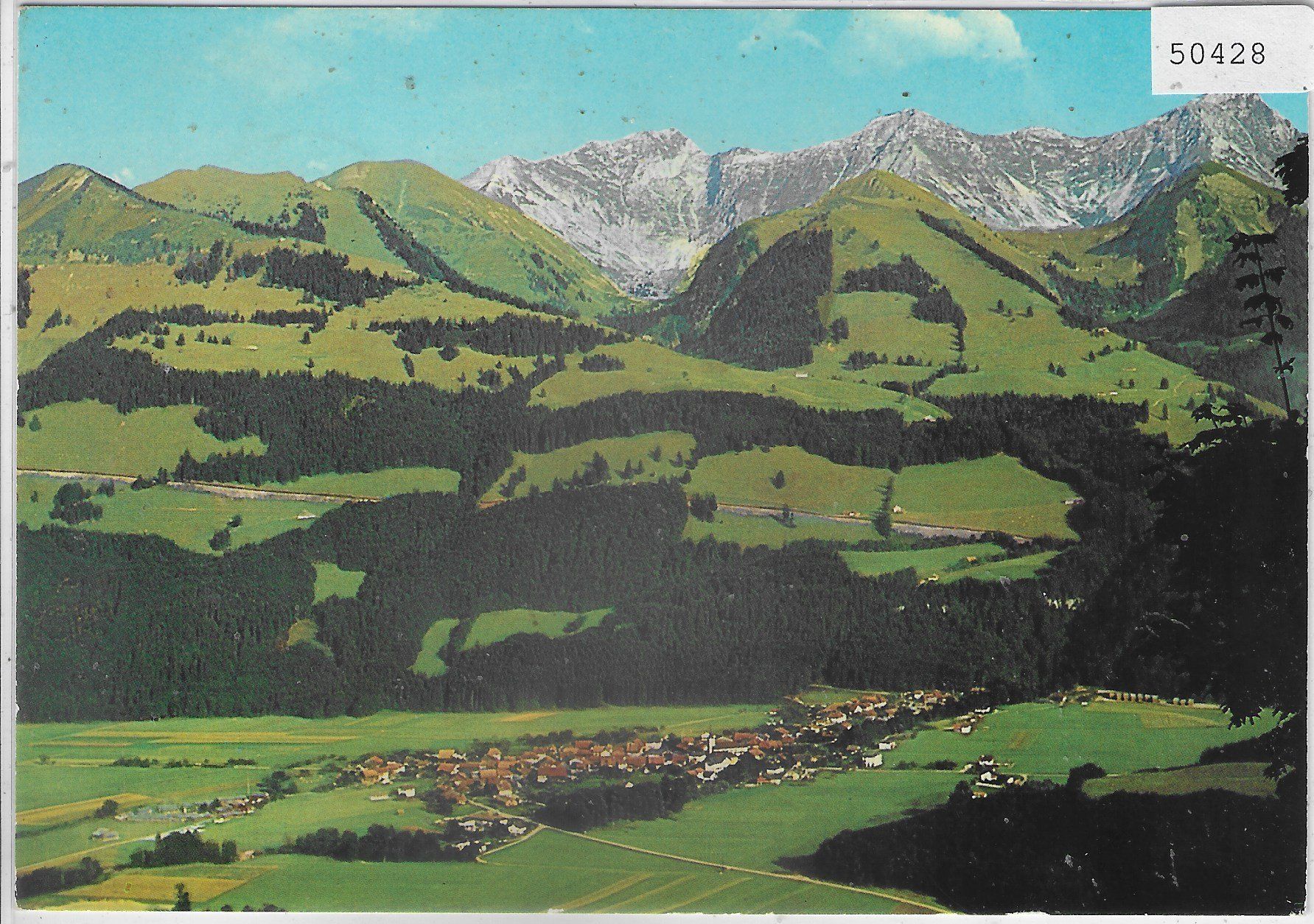 Cartoline postali: Grandvillard - Camp DCA et chaine des Vanils – Usato da Ettingen venduto da Kartenplanet