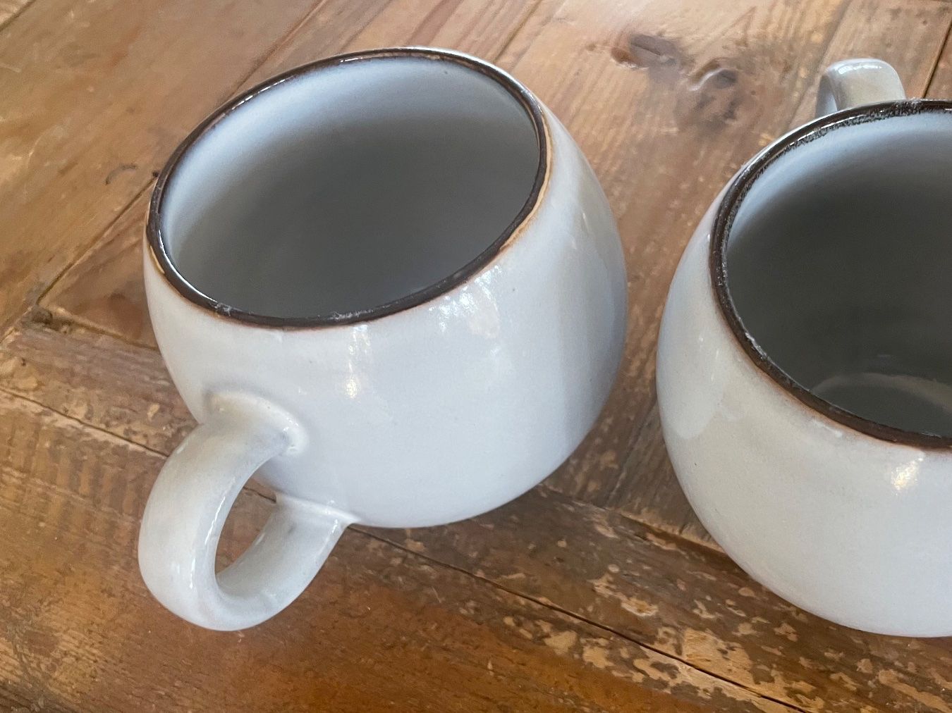 Tassen: 2er Set grosse Tassen, Keramik, helles Blau – Gebraucht aus Wald ZH von shypi 1