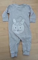 Lindex Pyjama Gr. 74 - Hasen Applikation Reissverschluss