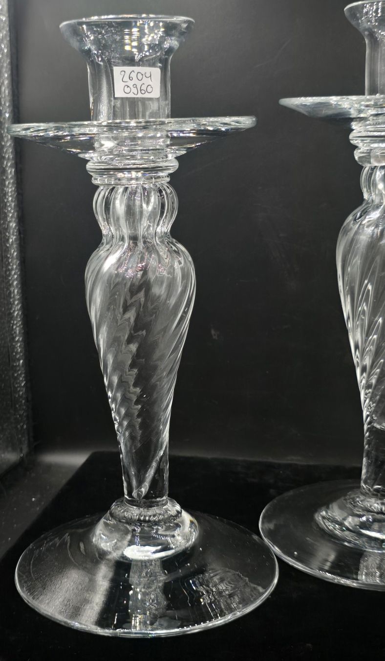 Portacandele: 2 Glas Kerzenständer Tischmodell – Usato da Rorschacherberg venduto da snOOpydOg11 2