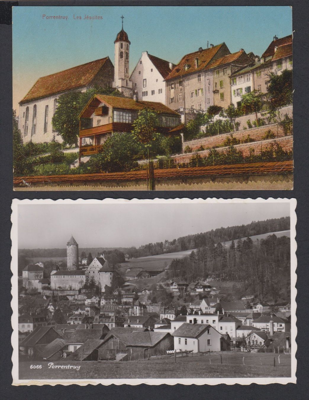 Cartoline postali: Porrentruy  JU   -   5 alte Ansichtskarten – Usato da Vitznau venduto da Ropaku
