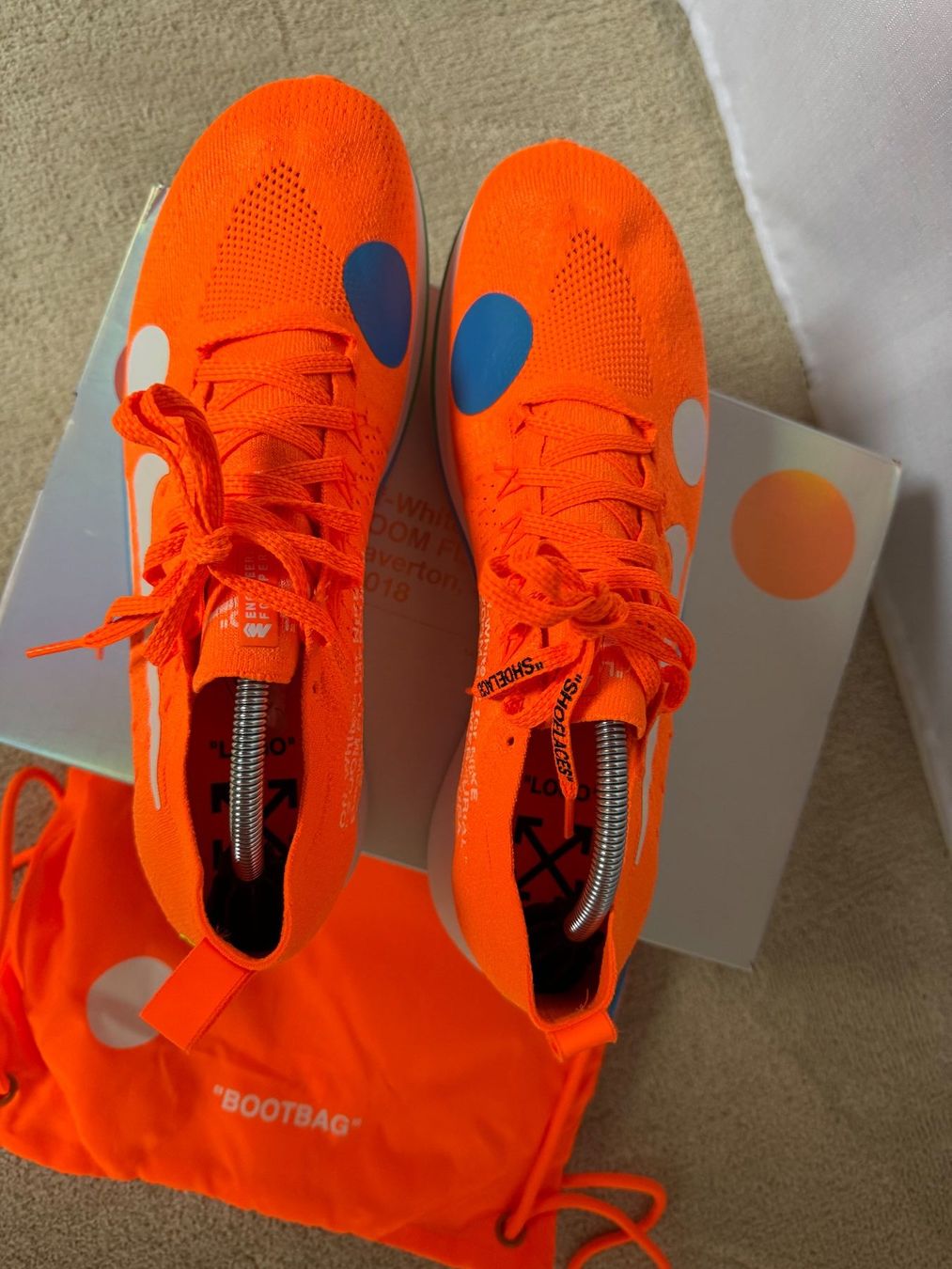 Off-White Scarpe da uomo: Nike Zoom Fly Mericural Off White Total Orange – Nuovo (secondo la descrizione) da Visperterminen venduto da lgresell 2