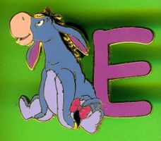DISNEY  Alphabet    EEYORE  " E "