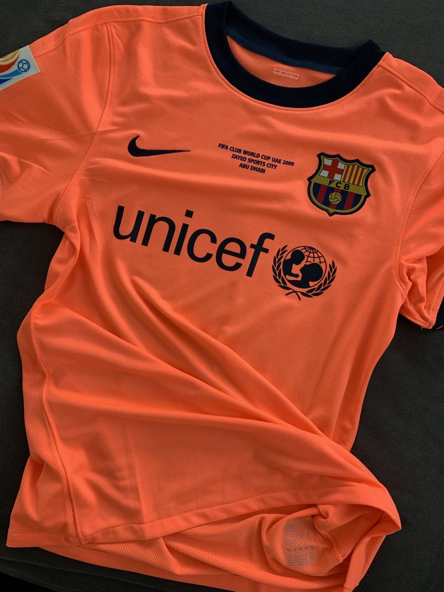 FC Barcelona Canottiere & Pantaloni: FC BARCELONA MESSI PLAYER ISSUE TRIKOT BARCA NIKE MATCHWORN – Nuovo (secondo la descrizione) da Rain venduto da JerseyLegends 6