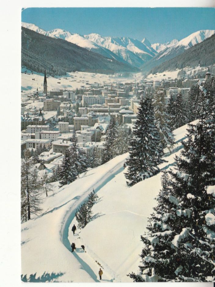 Cartoline postali: Davos 1977 – Usato da Bürglen TG venduto da StampGraf
