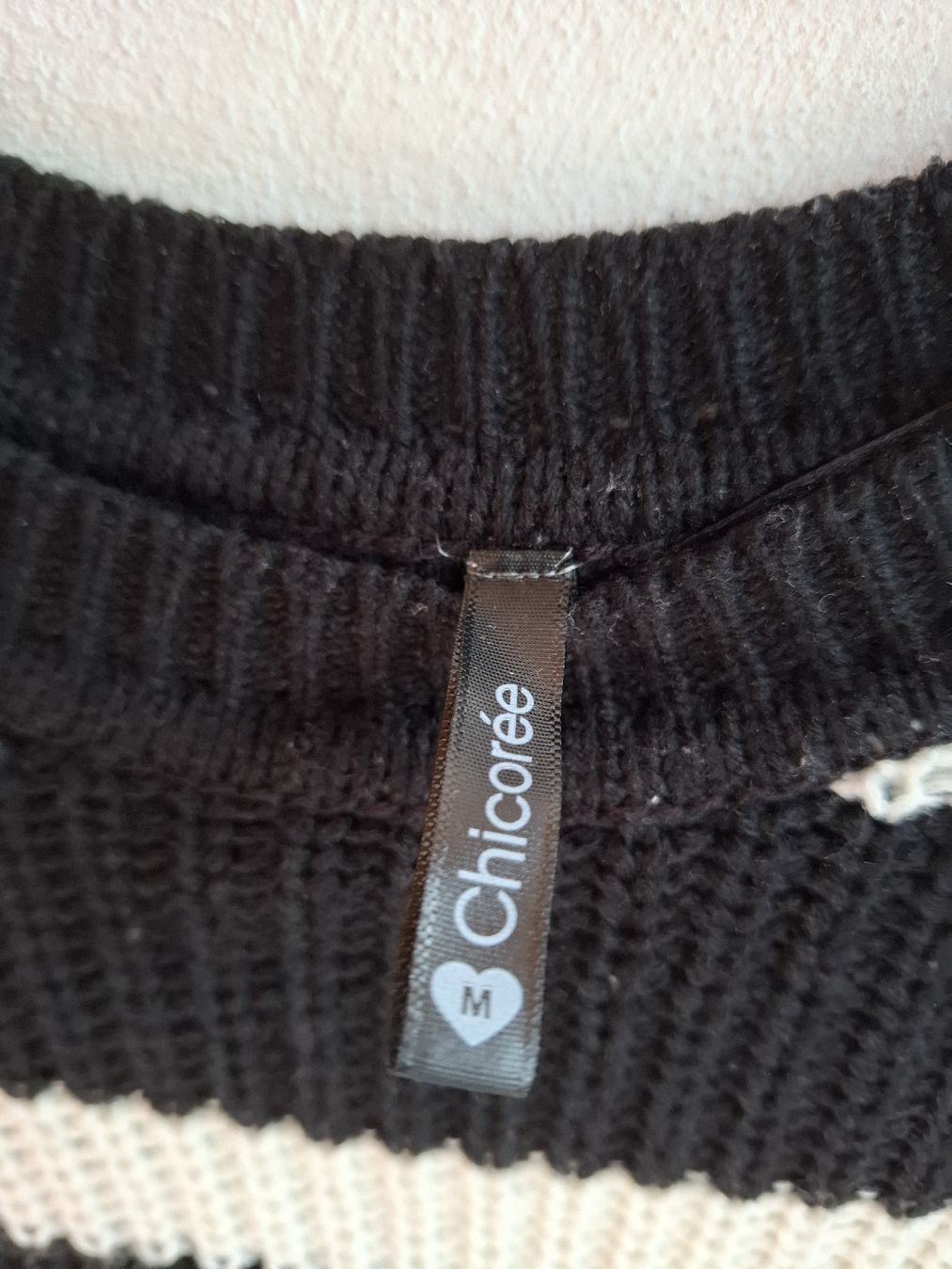 Maglioni & Felpe: Pullover Chicoree gestreift schwarz weiss Grösse M – Usato da Zuchwil venduto da bvj_5t82 1