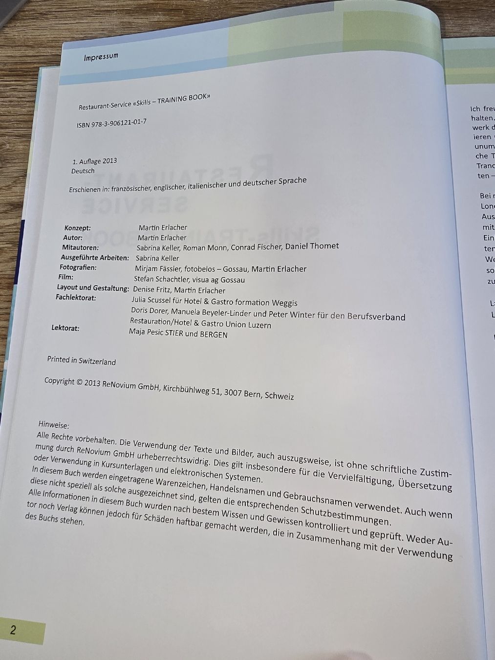 Libri: restaurant service skills training book – Usato da Morschach venduto da Monikawi 2
