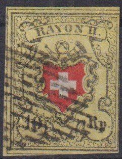 Tutti i francobolli: Schöne Rayon 16II E-RO, T1+++signiert+++ – Usato da Samnaun-Compatsch venduto da Muckimu