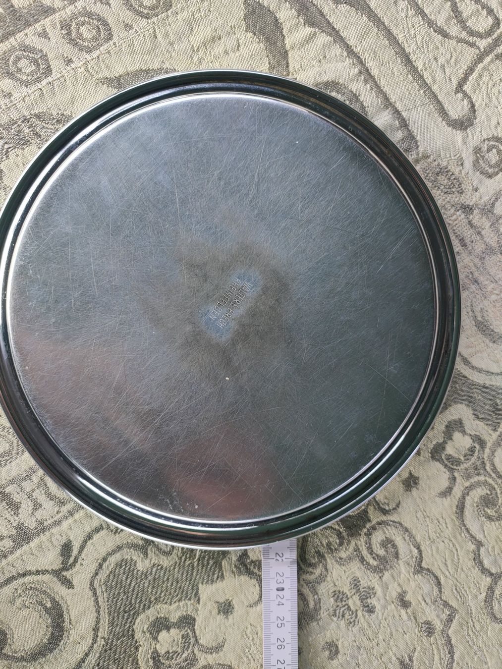 Piatti di portata: 6er Set Silber Tabletts Serviertabletts Ø ca. 21cm /28.5cm – Usato da Gipf-Oberfrick venduto da minini 4