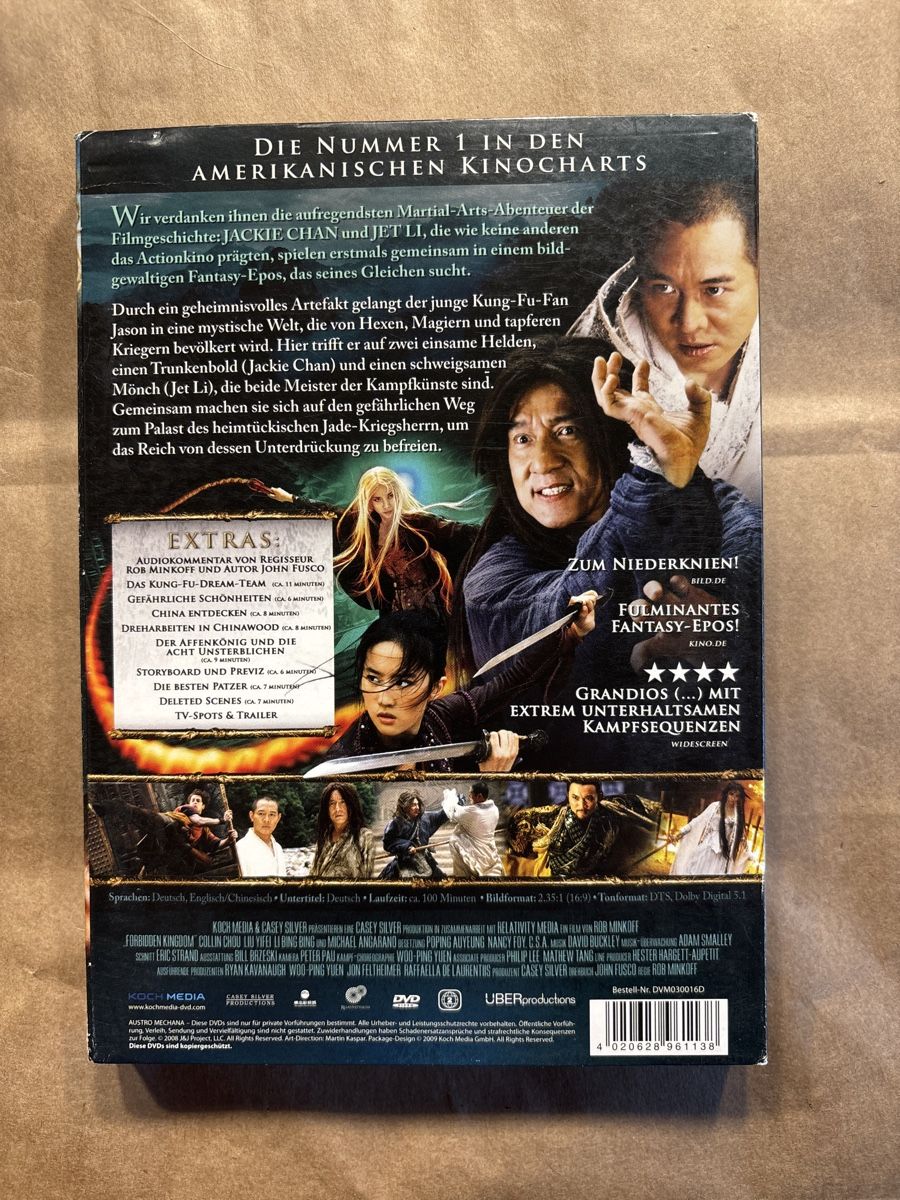 Tutti i DVDs: Forbidden Kingdom (2404) – Usato da Ruswil venduto da Slivio_ 1