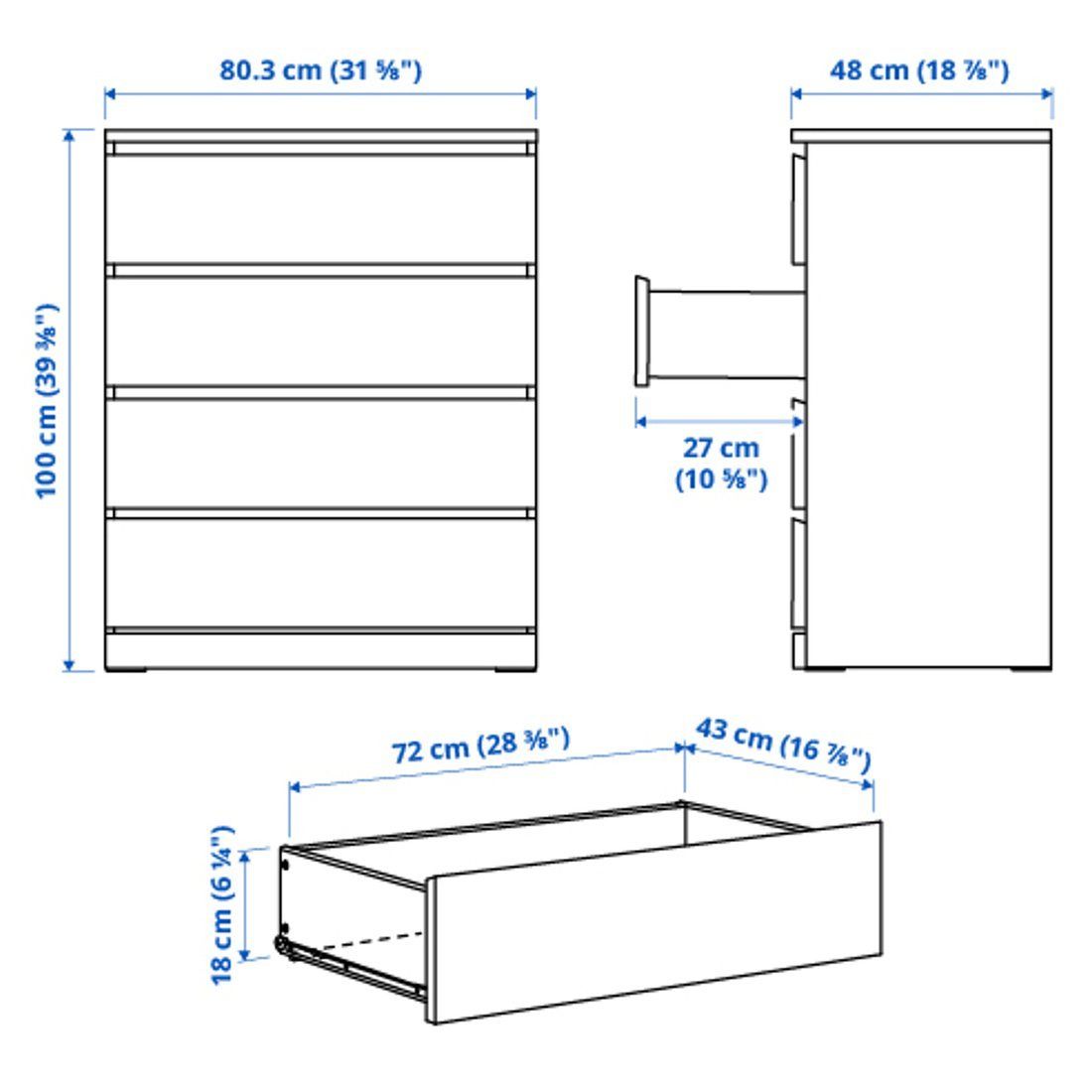 Ikea Kommoden: Kommode MALM – Gebraucht aus Kriens von Bazinga1 5