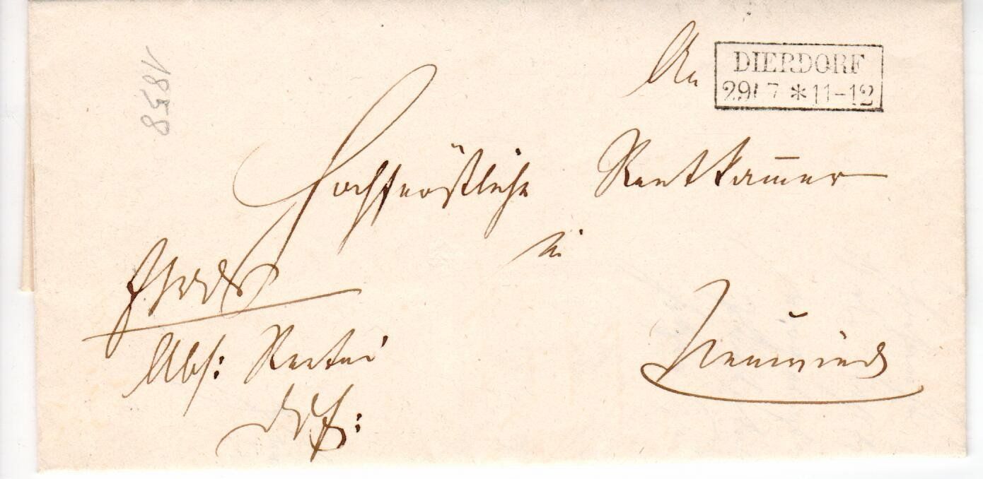 Tutti i francobolli: Vorphila Dierdorf  1858 – Usato da Wolhusen venduto da Curver9