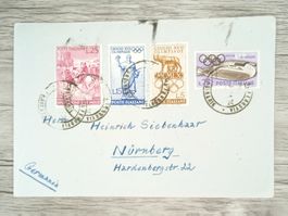 TR100 Enveloppe + Timbre Italie 1960