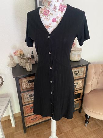Kurzarm Kleid schwaz starlight Gr S