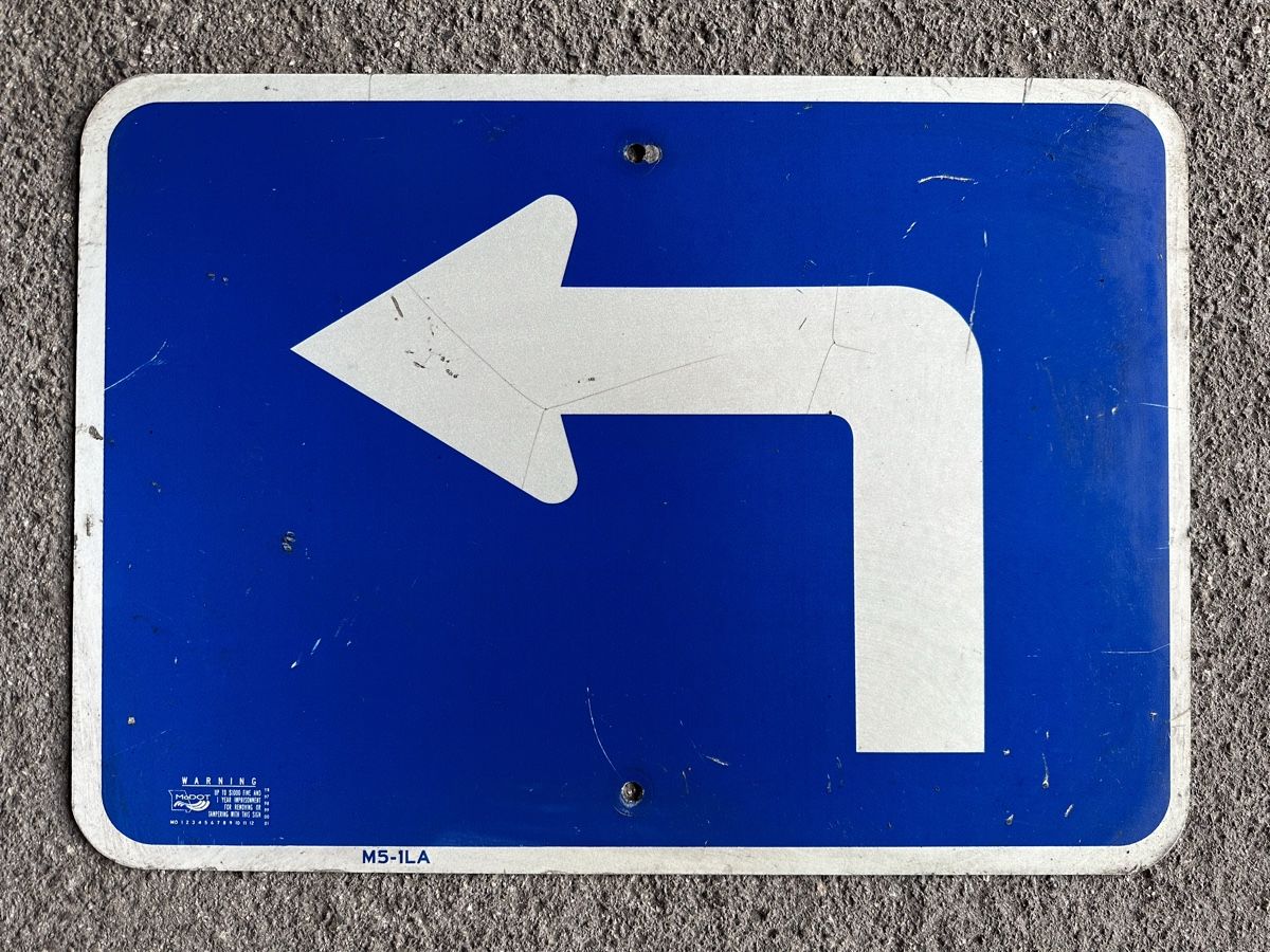 Insegne: Pfeil Verkehrsschild – Usato da Reinach AG venduto da rares75