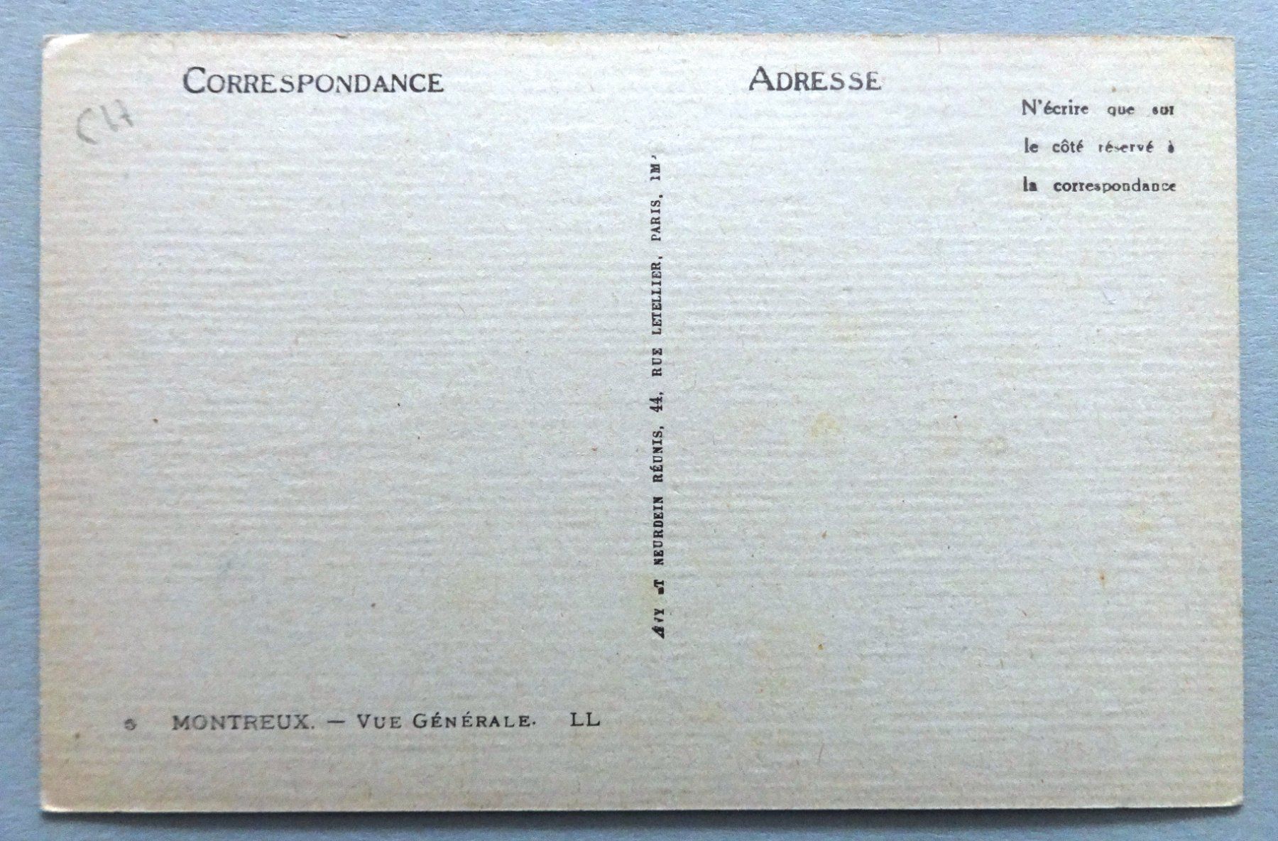 Cartoline postali: Montreux - Vue générale – Usato da Fétigny venduto da Billy2miny 1