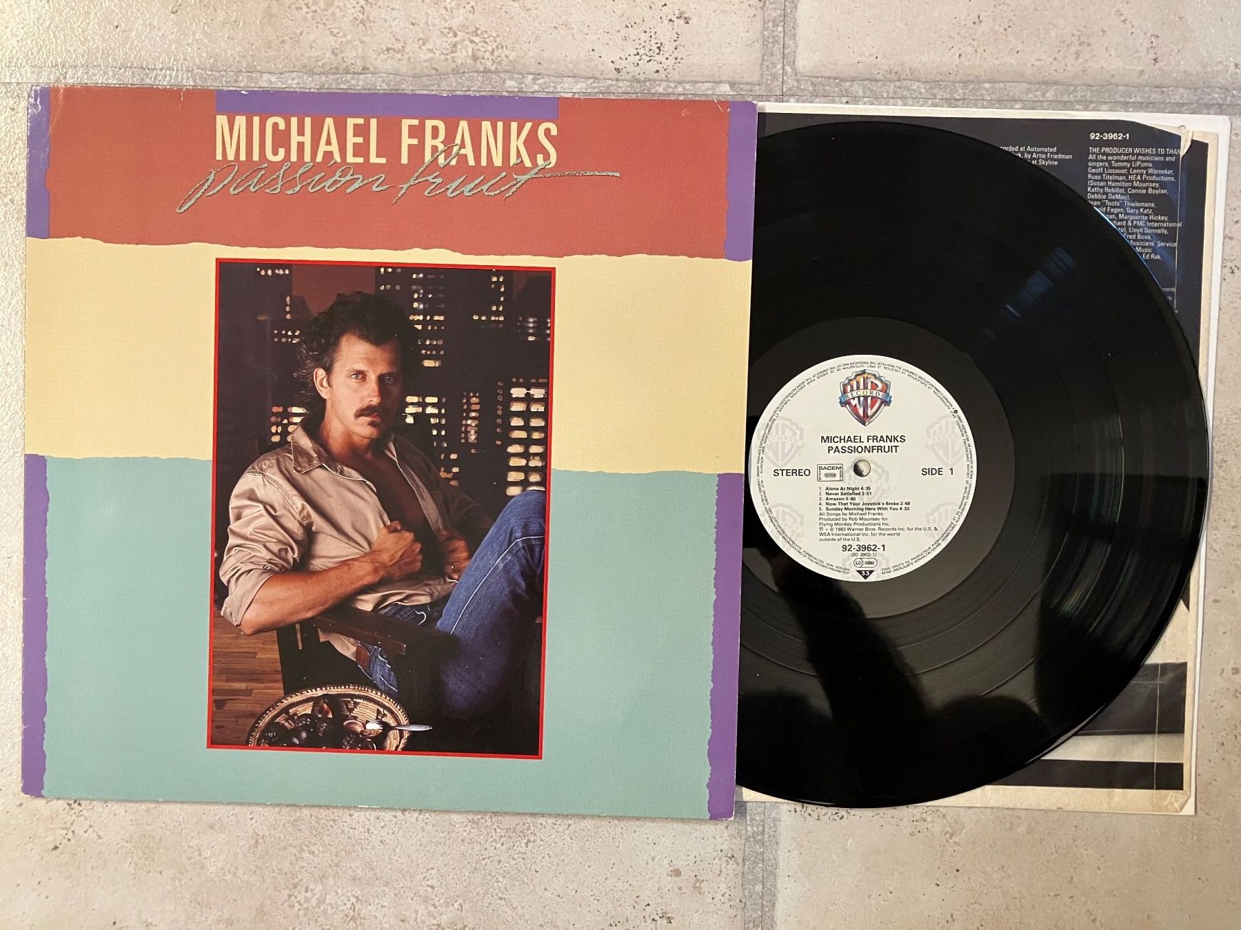 Vinyles: Michael Franks - Passionfruit, LP Jazz – D'occasion à Widen par DexterGordon