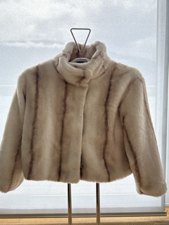 Giacca in eco pelliccia twinset