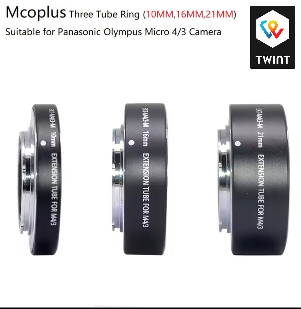 Objektive: Extension Macro Panasonic, Olympus, monture 3, EM1, EM5 – Neu und originalverpackt aus Saignelégier von Photo-discount