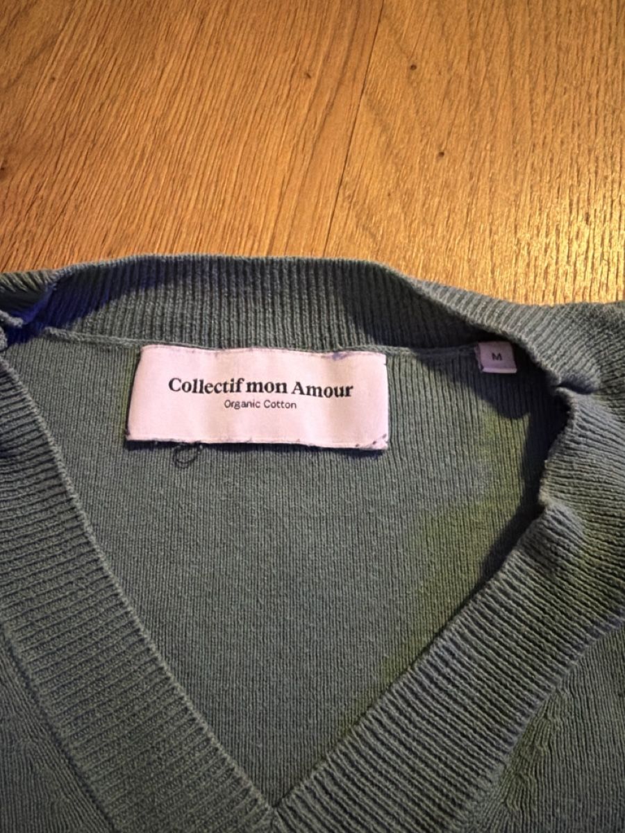 Maglioni & Felpe: Collectif mon Amour Bio-Baumwollpullover, Grün, Grösse M – Usato da Stäfa venduto da Waykana15 1