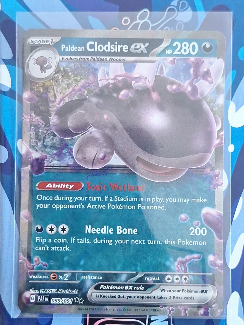 Pokémon Sammelbilder & Trading cards: Paldean Clodsire ex -  - #5Ord – Gebraucht aus Altstätten SG von GGsGameshop