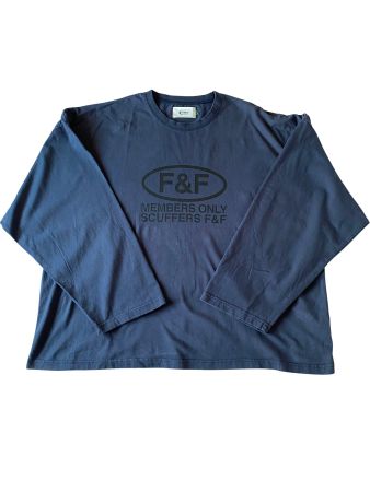 Scuffers F&F Longsleeve | Navy | L | Oversized | Neu