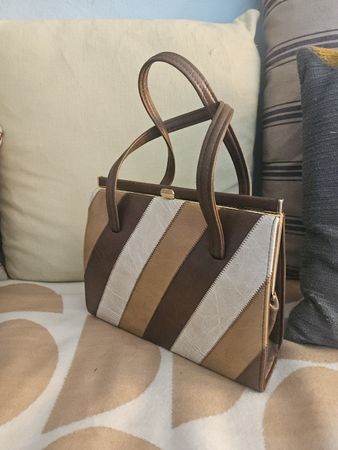 petit sac réel seventies faux cuir neuf