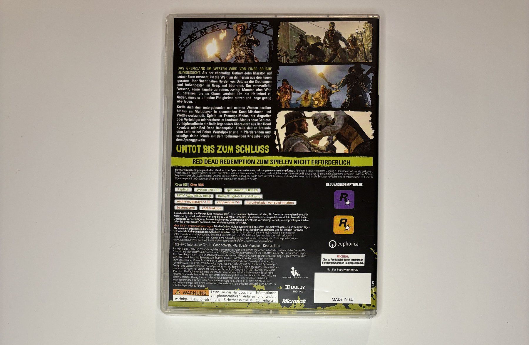 Giochi: XBOX 360 - Red Dead Redemption: Undead Nightmare – Usato da Allschwil venduto da Bullach 2