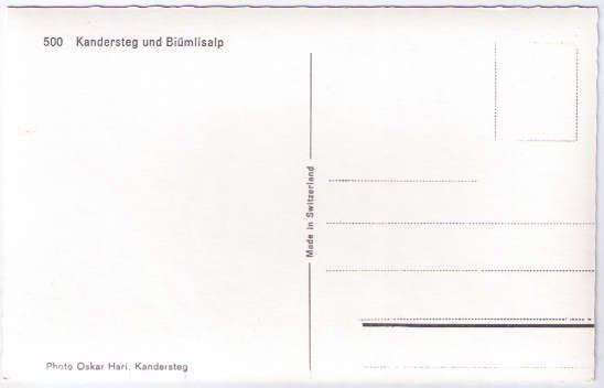 Cartes postales: Kandersteg - Kandersteg & Blümlisalp – D'occasion à Binningen par Mountainrider 1
