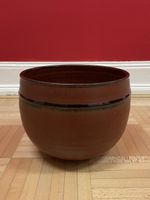 Grosser CH Studio Keramik Topf handgedrehte Vase Übertopf