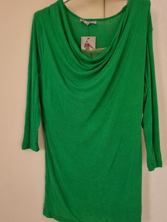 Shirt,  Bluse, Tunika mit Spitzeneinsatz Gr. S neu