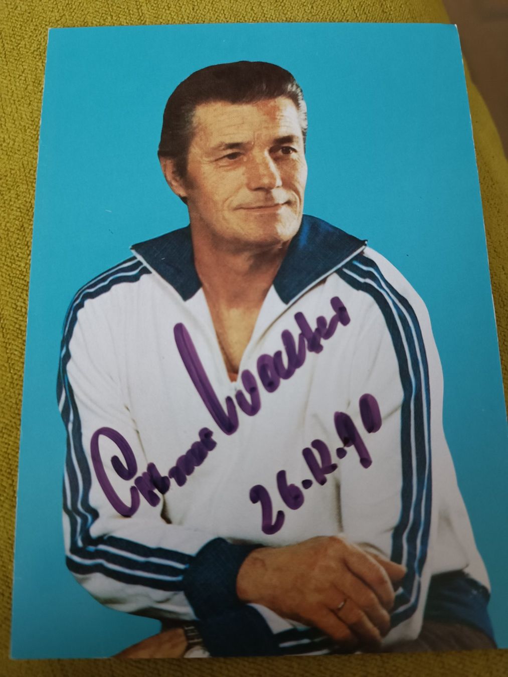 Autografi: Ottmar Walter - WM 1954 - handsigniert – Usato da Menziken venduto da Artographs