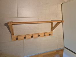 Garderobe Wand hängen holz