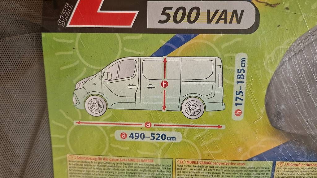 Coperture: Autoschutzhülle L 500 Van – Usato da Eglisau venduto da marasofia 1