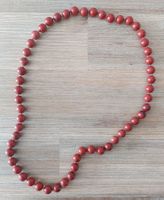 Neue Roter Jaspis Halskette 62 cm lang