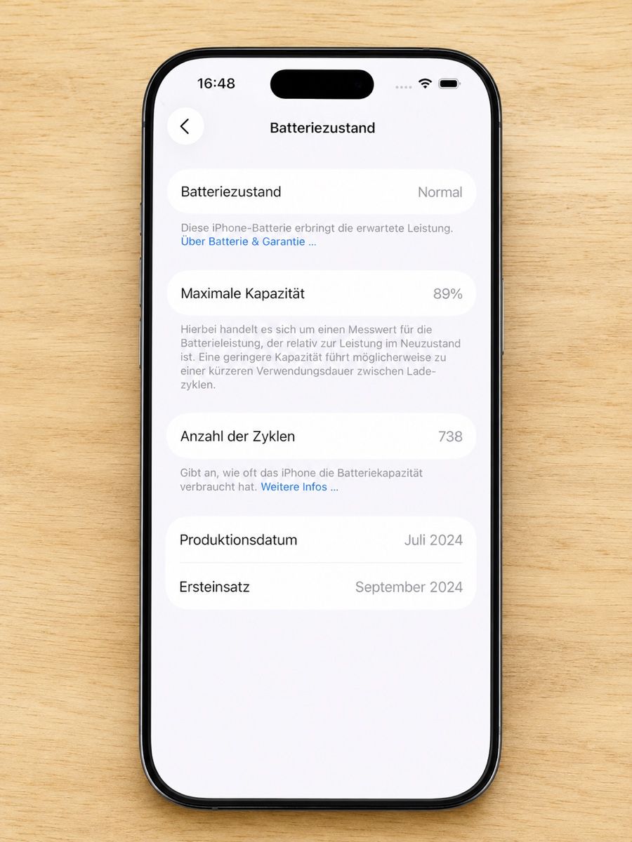 Apple Telefoni cellulari / Smartphones: Iphone 16 pro grau – Usato da Oberwangen b. Bern venduto da 7AJU 4