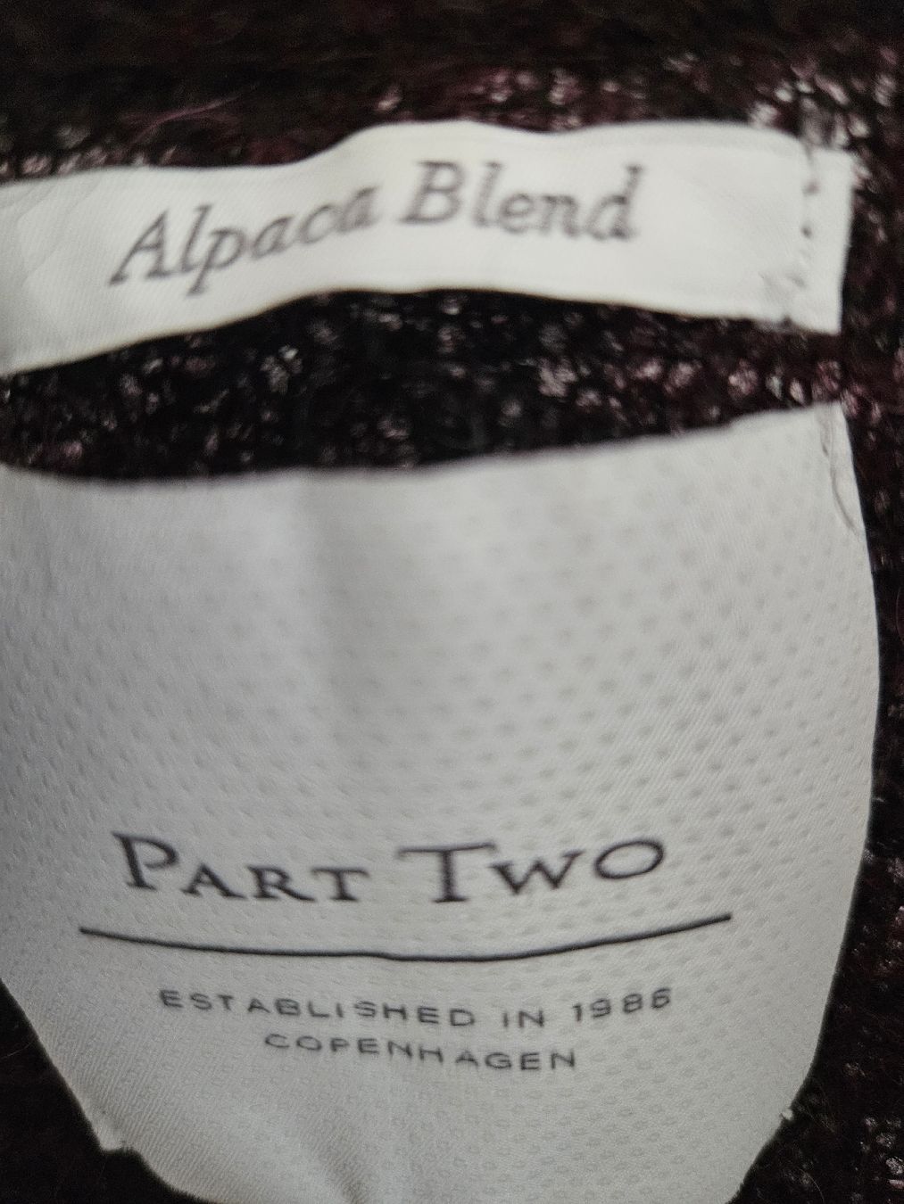 Giacche: Bordeauxroter Cardigan von Part Two – Usato da Zürich venduto da SarinaE 1