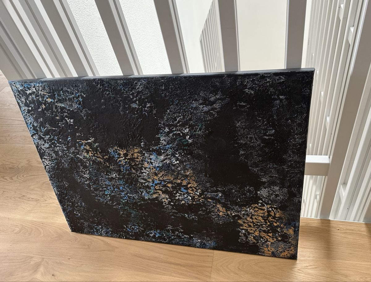 Dipinti: Original Acryl Gemälde auf Leinwand,Unikat, schwarz/ Effekte – Nuovo (secondo la descrizione) da Effretikon venduto da Bibjana 3
