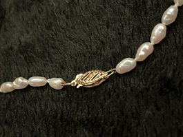 Perlenkette Gold 585