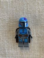 LEGO Star Wars Mandalorianer Minifigur blau mit Helm & Umhan