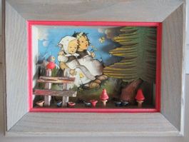Alt Schön Hummel Emil Fink  Diorama Bild