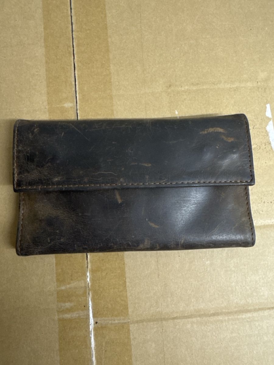 Portafogli: Comarr Tobacco Pouch Wallet Brown Leather Used – Usato da Riehen venduto da Top-Quality 1