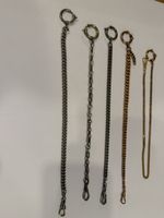 5 Stk Div.Taschenuhr Ketten ab25 cn(38)