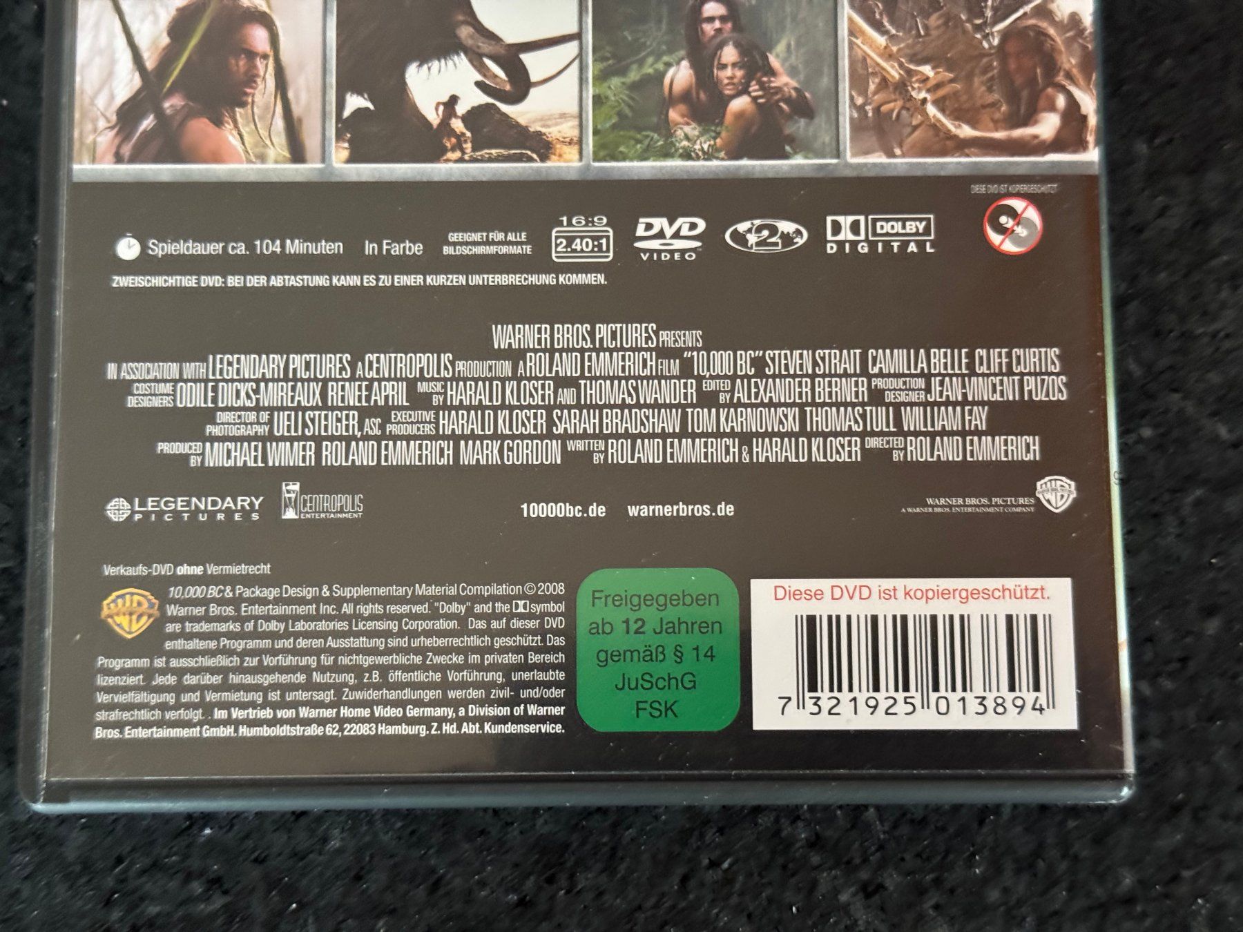 Tutti i DVDs: 10.000 BC Abenteuer DVD DE/EN/SP/IT – Usato da Fribourg venduto da tschjoly 3