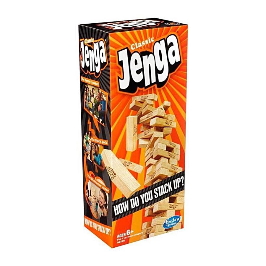 Giochi: Jenga Classic - Geschicklichkeitsspiel – Nuovo e nell'imballaggio originale da Wettingen venduto da Swala