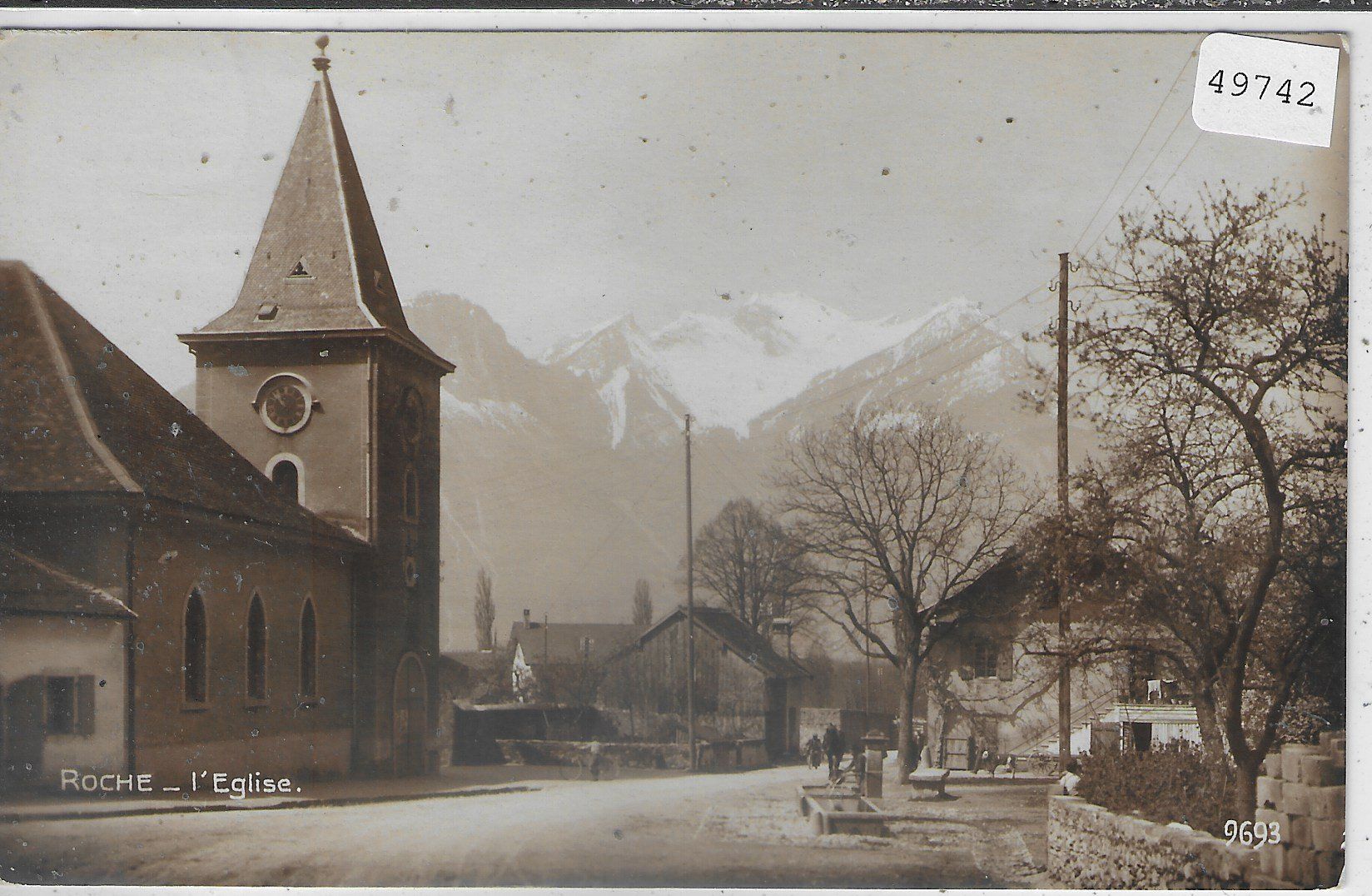 Cartoline postali: Roche - l'Eglise – Usato da Ettingen venduto da Kartenplanet