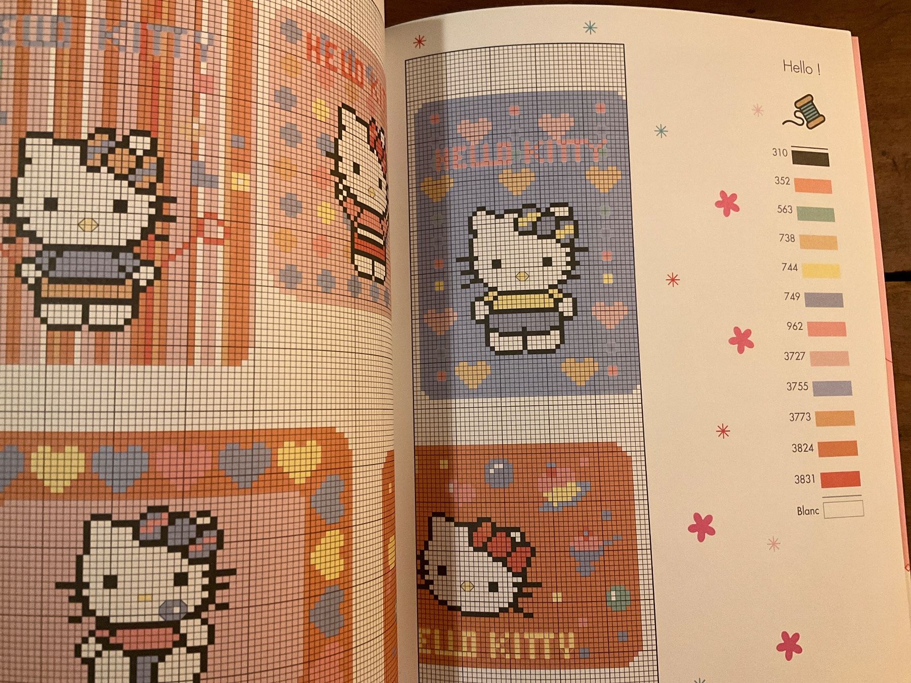 Libri: Livre Hello Kitty Point de Croix - DIY créatif Printemps! – Usato da Avenches venduto da Lactobacille 1
