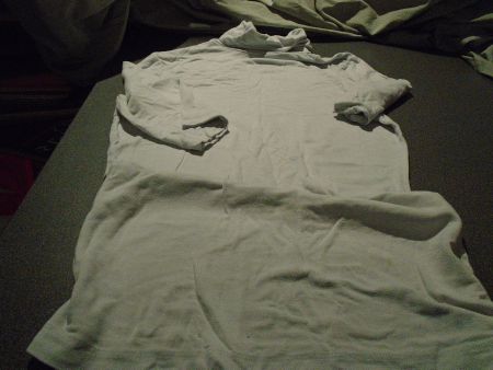 Rollkragenpullover ca. Grösse S, helles grau, kurze Arme